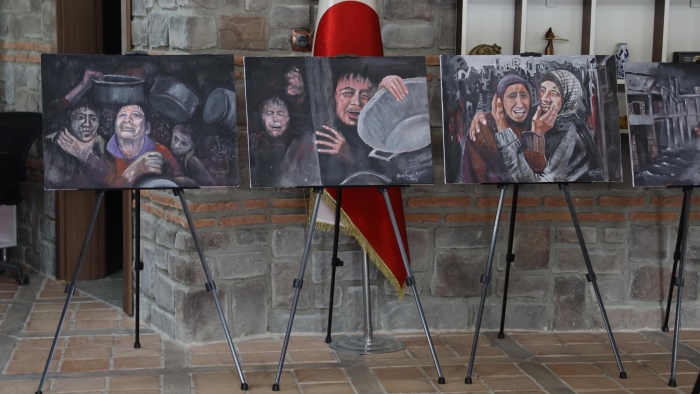 ‘Siyah Beyaz Gazze’ sergisi duygulandırdı
